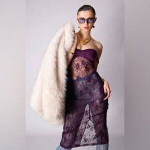 ARTLESS FOREVER Chic Purple Lace Chemise